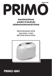 Handleiding Primo BM1 Broodbakmachine