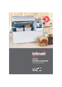 Bedienungsanleitung Bifinett KH 2231 Brotbackautomat
