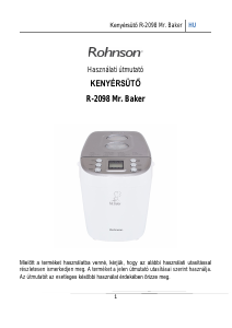 Használati útmutató Rohnson R-2098 Kenyérsütő