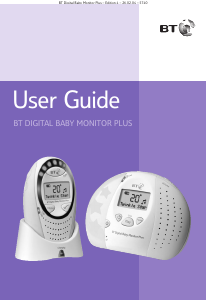 Manual BT Digital Plus Baby Monitor
