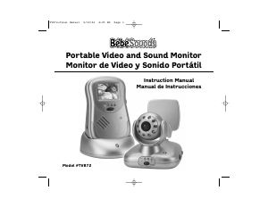 Manual BébéSounds TV872 Baby Monitor