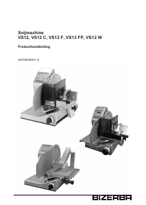 Handleiding Bizerba VS12W Snijmachine