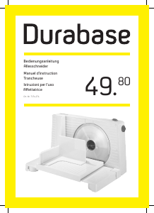 Mode d’emploi Durabase 7124.274 Trancheuse