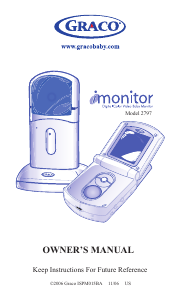 Manual Graco 2797 iMonitor Baby Monitor