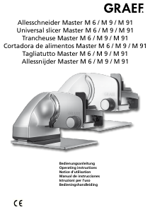 Bedienungsanleitung Graef Master M6 Allesschneider