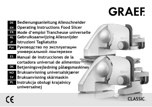 Bruksanvisning Graef C20EU Classic Skjæremaskin