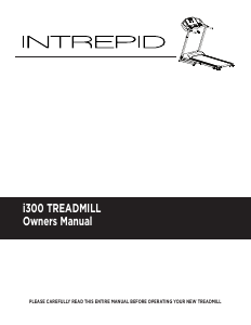 Handleiding Intrepid i300 Loopband