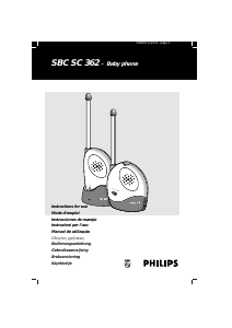 Mode d’emploi Philips SBC SC362 Ecoute-bébé