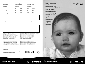 Brugsanvisning Philips SBC SC367 Babyalarm