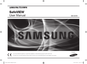 Handleiding Samsung SEW-3037W SafeView Babyfoon