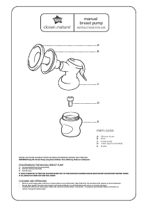 Handleiding Tommee Tippee Manual Borstkolf