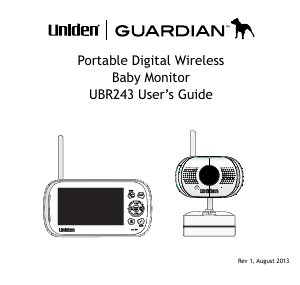 Manual Uniden UBR243 Baby Monitor