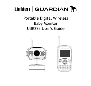 Manual Uniden UBR223 Baby Monitor