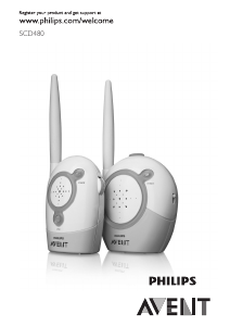 Наръчник Philips SCD480 Avent Бебефон