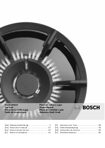 Kullanım kılavuzu Bosch PCP675B21E Ocak