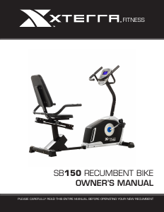 Manual XTERRA Fitness SB150 Exercise Bike