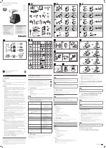 Návod Philips HR2727 Mlynček na mäso