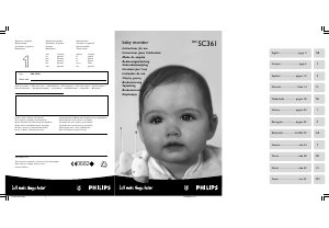 Handleiding Philips SBC SC361 Babyfoon