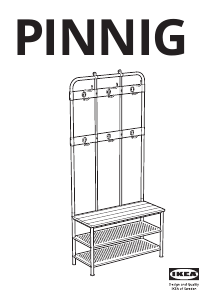 Manuale IKEA PINNIG Appendiabiti