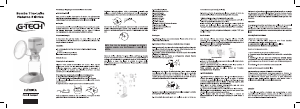 Manual de uso G-Tech BLACOMP Extractor de leche