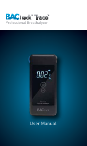 Handleiding BACTRACK Trace Alcoholtester