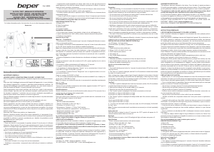 Mode d’emploi Beper 40.999 Éthylotest