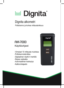 Käyttöohje Dignita AM-7000 Alkometri