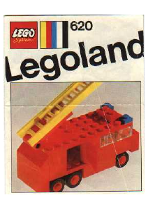 Manual Lego set 620 Town Fire truck