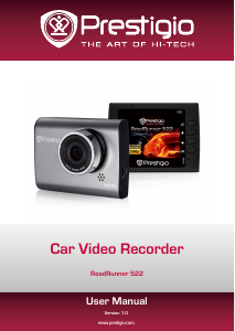 Handleiding Prestigio RoadRunner 522 Actiecamera