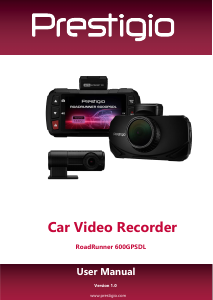 Handleiding Prestigio RoadRunner 600GPSDL Actiecamera