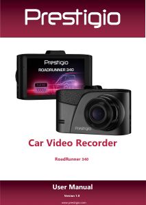 Handleiding Prestigio RoadRunner 340 Actiecamera