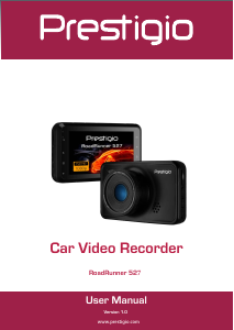 Handleiding Prestigio RoadRunner 527 Actiecamera