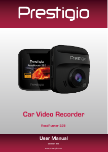 Handleiding Prestigio RoadRunner 325 Actiecamera