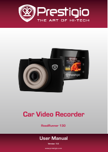 Handleiding Prestigio RoadRunner 130 Actiecamera