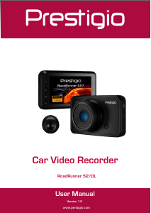 Handleiding Prestigio RoadRunner 527DL Actiecamera