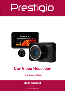 Handleiding Prestigio RoadRunner 526DL Actiecamera