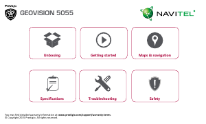 Manual Prestigio GeoVision 5055 (Navitel) Car Navigation