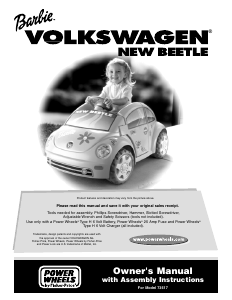 Handleiding Fisher-Price 73517 Volkswagen New Beetle Barbie Kinderauto