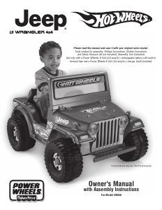 Handleiding Fisher-Price N9356 Jeep Wrangler 4x4 Kinderauto