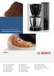 Руководство Bosch TKA 6034 Кофе-машина