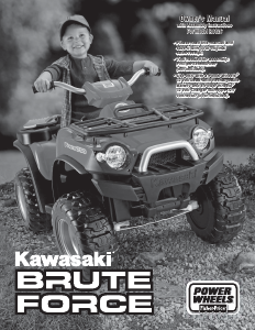 Handleiding Fisher-Price R8126 Kawasaki Brute Force Kinderauto