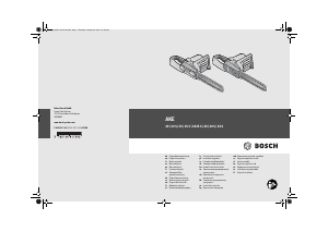 Руководство Bosch AKE 1835 S Цепная пила