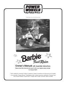 Handleiding Fisher-Price 78475 Barbie Trail Rider Kinderauto