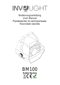 Handleiding Involight BM100 Bellenblaasmachine