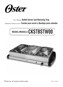 Handleiding Oster CKSTBSTW00 Buffetwarmer