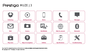 Manual Prestigio Muze J3 Mobile Phone