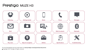 Handleiding Prestigio Muze H3 Mobiele telefoon