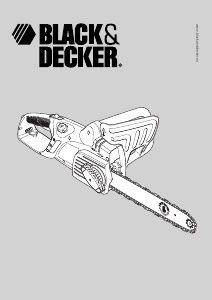 Manuale Black and Decker GK1640T Motosega