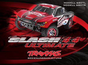Bedienungsanleitung Traxxas 6807R Slash 4x4 Ultimate Funkferngesteuerten auto
