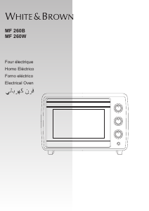 Manual White and Brown MF 260 B Oven